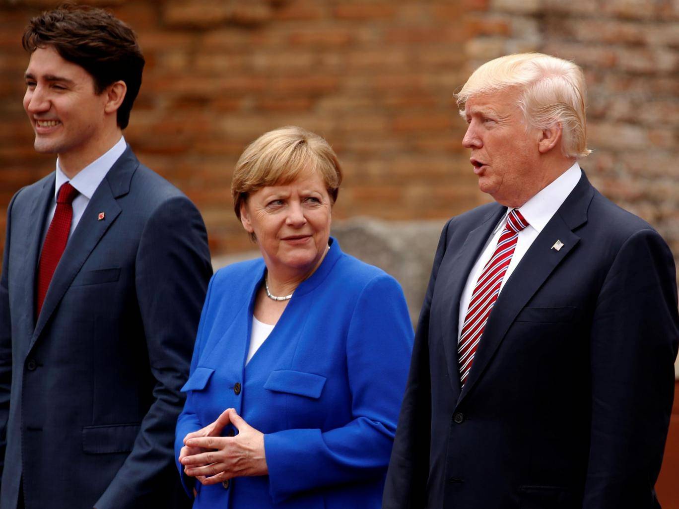 merkel-trudeau-trump