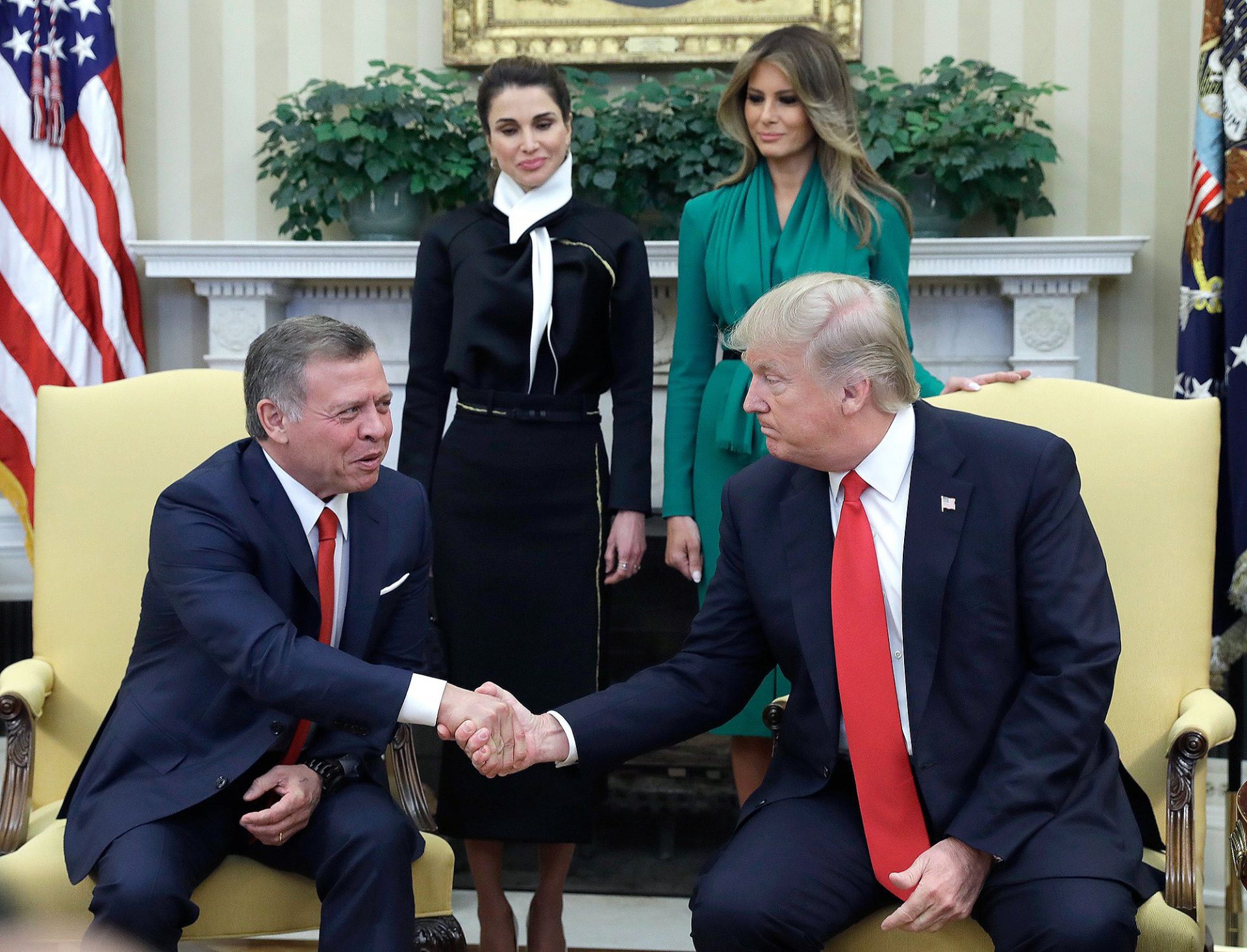 Trump King abdullah