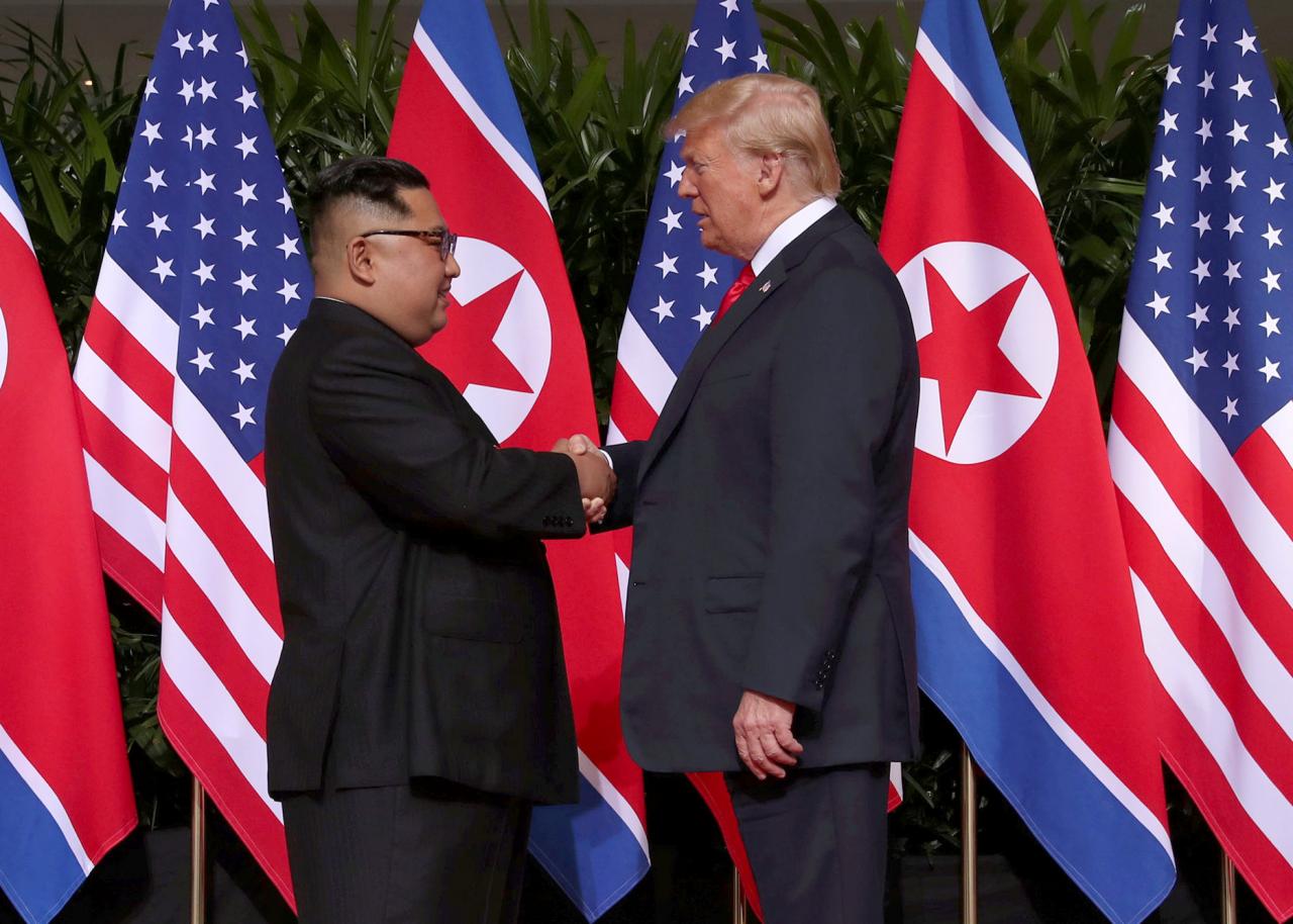 Kim Jong Un and Donald Trump