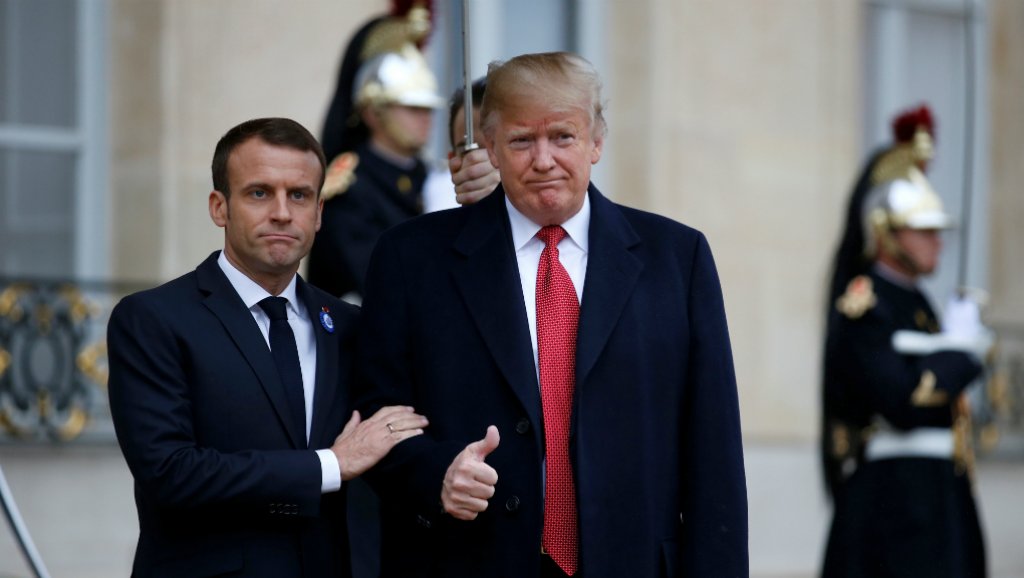 trump macron